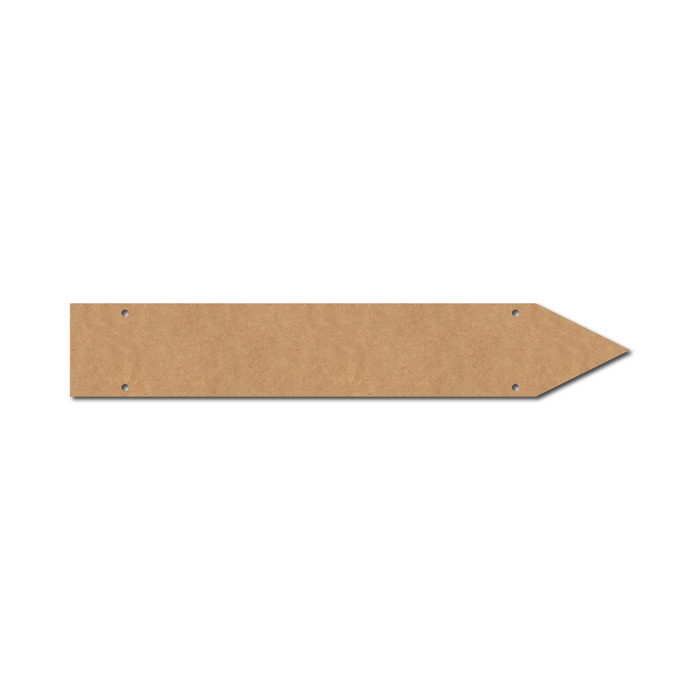 Arrow Plank Cutout With Holes MDF Design 1