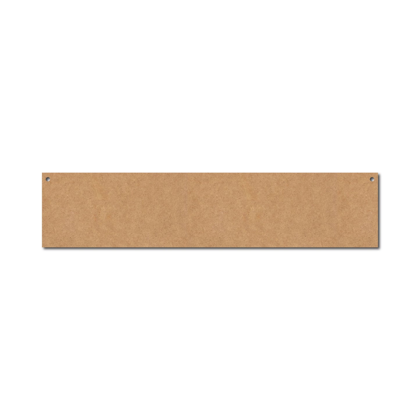 Rectangle Plank Cutout With Holes MDF Design 1