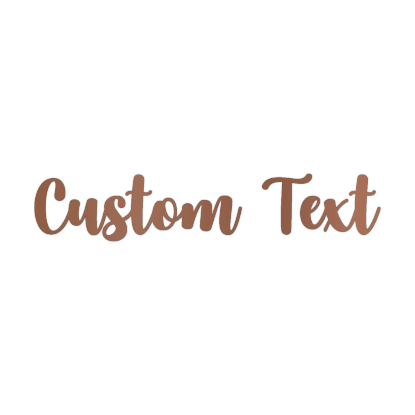 Acrylic Custom Text Name Cutout