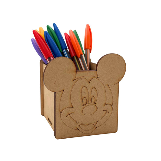 Mickey Mouse Pen Stand MDF Design 2