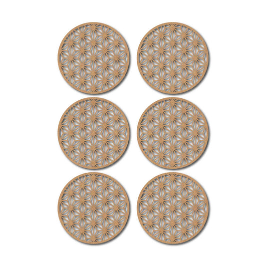 Round Coaster MDF Design 3