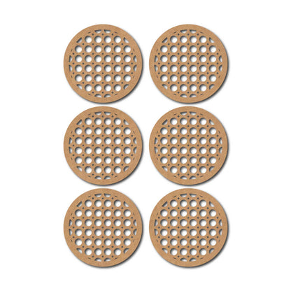 Round Coaster MDF Design 7