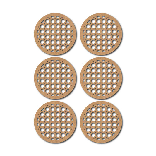 Round Coaster MDF Design 7