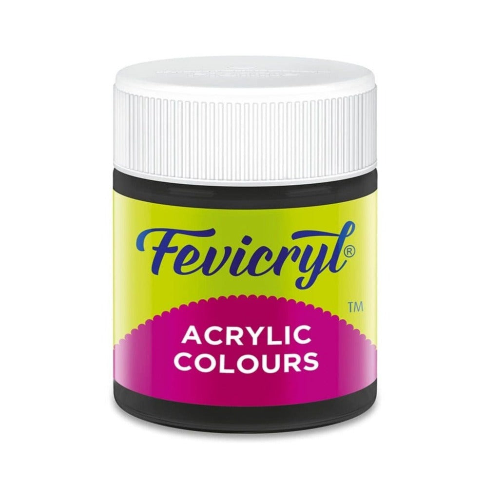 Fevicryl Acrylic Colours Black 02