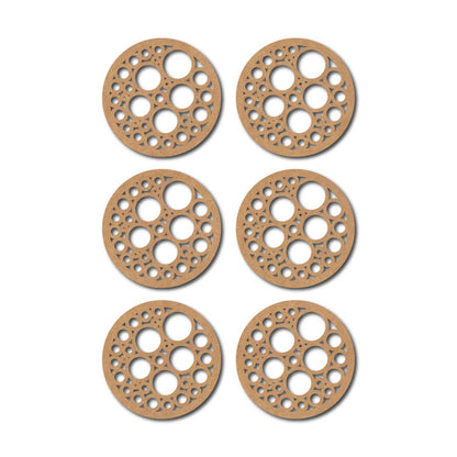 Round Coaster MDF Design 6