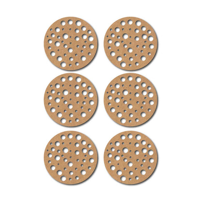 Round Coaster MDF Design 15