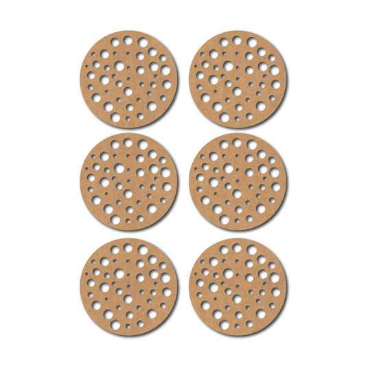 Round Coaster MDF Design 15