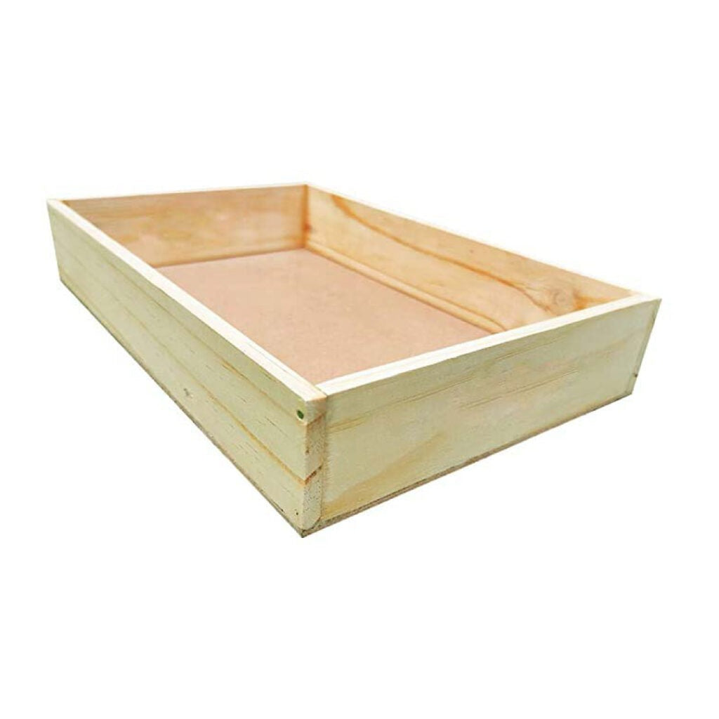Pinewood Rectangle Wooden Tray Without Handles