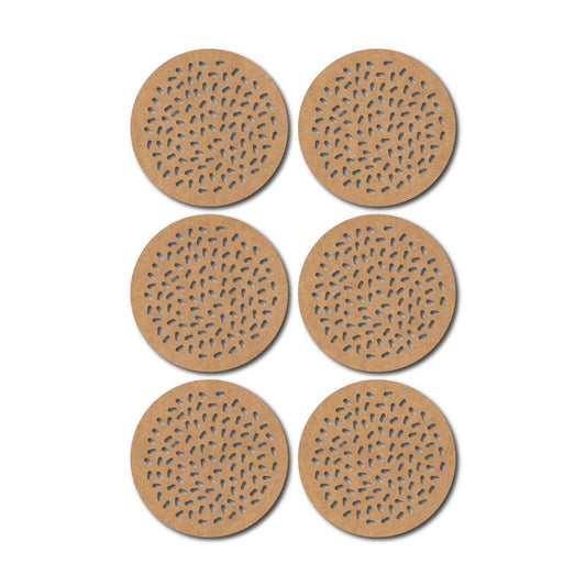 Round Coaster MDF Design 16