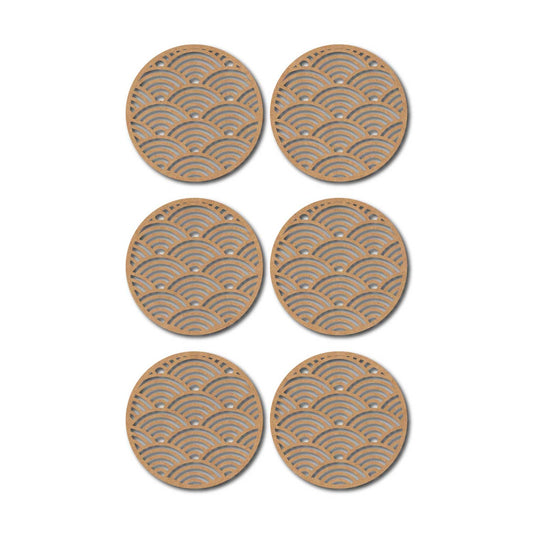 Round Coaster MDF Design 21