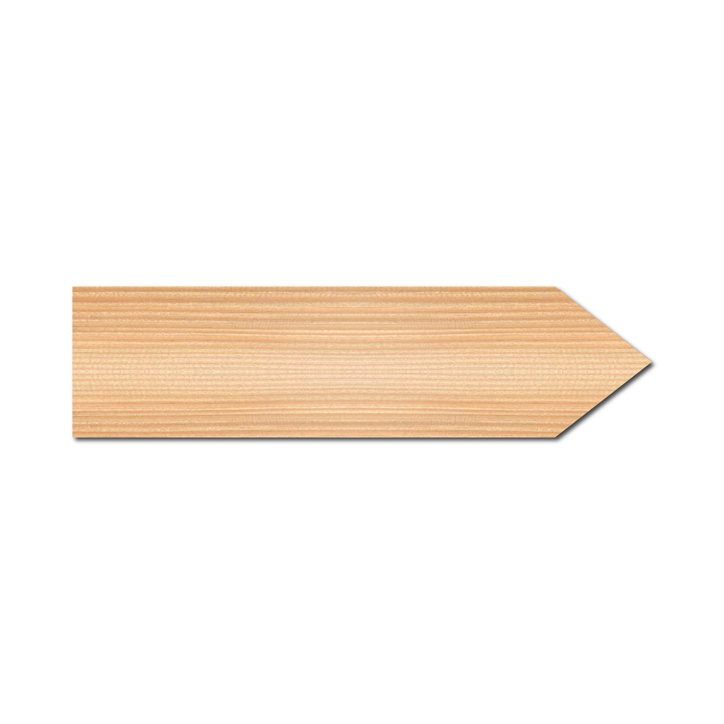 Pinewood Arrow Plank Cutout Design 1