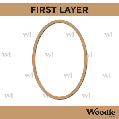 Oval Frame MDF Design 1