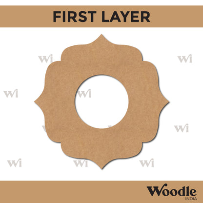 Diya Tealight Holder MDF Design 1