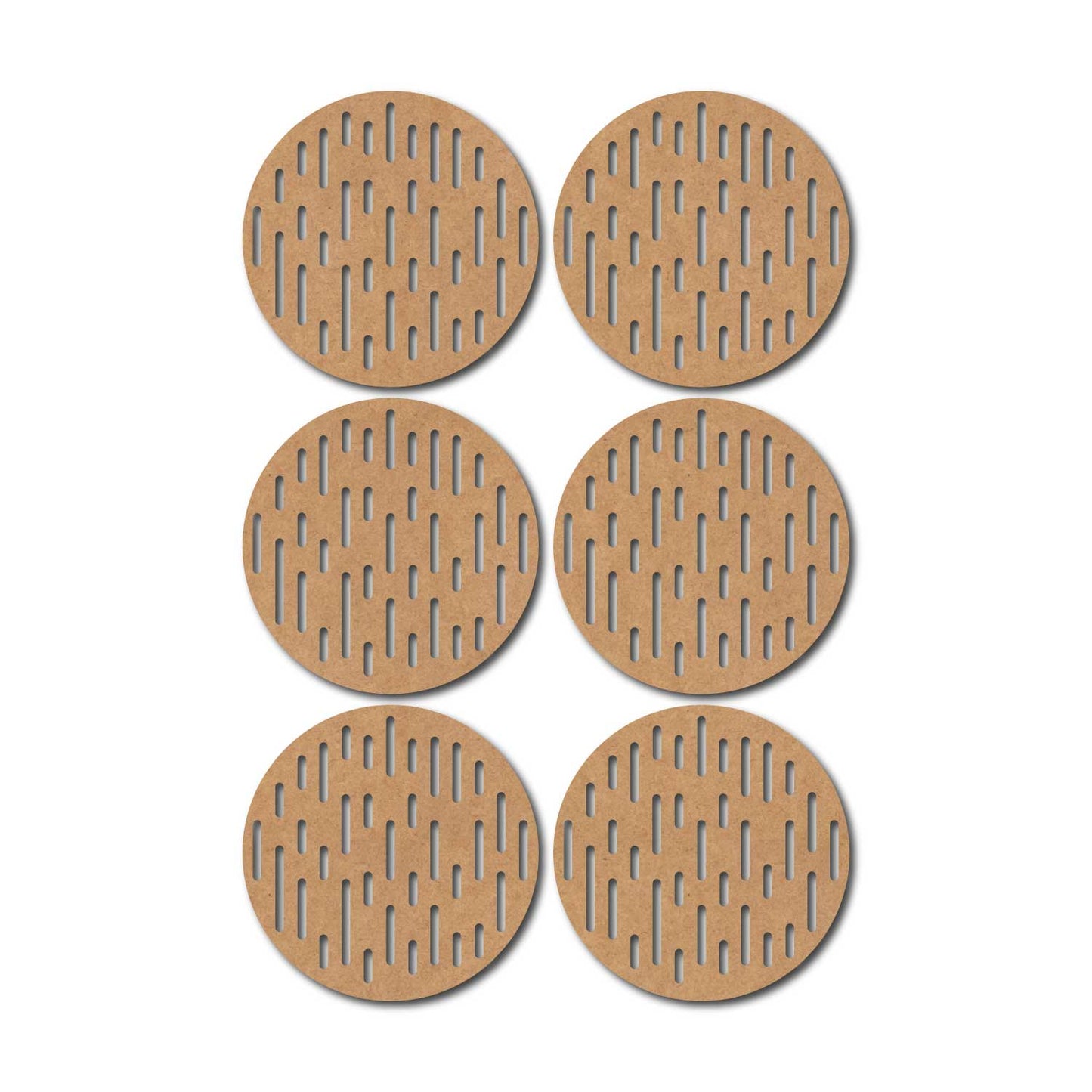 Round Coaster MDF Design 18