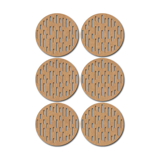 Round Coaster MDF Design 18