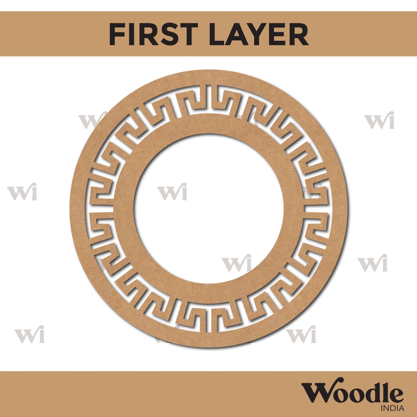 Diya Tealight Holder MDF Design 65