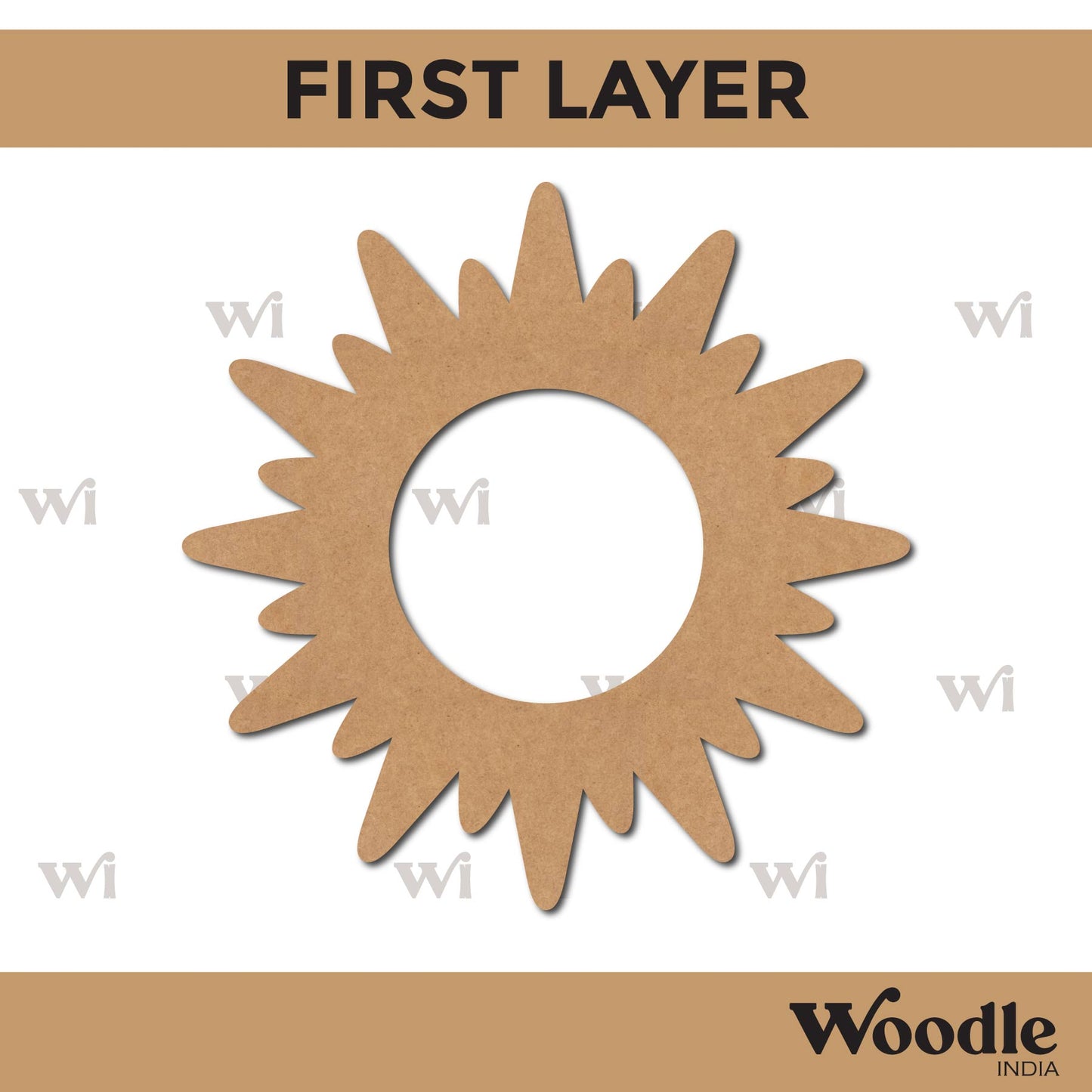 Diya Tealight Holder MDF Design 59