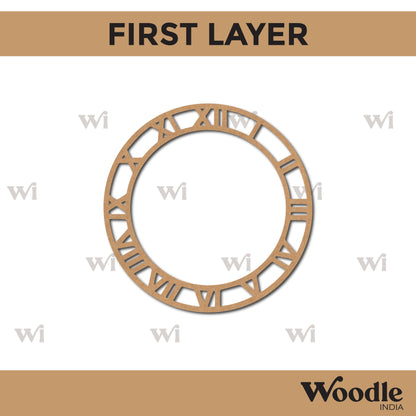 Round Clock MDF Design 3