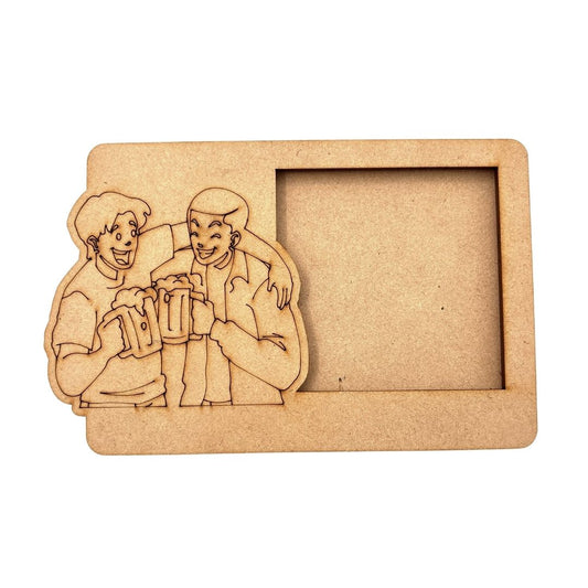 Friends Three Layered Photo Frame MDF Design 1
