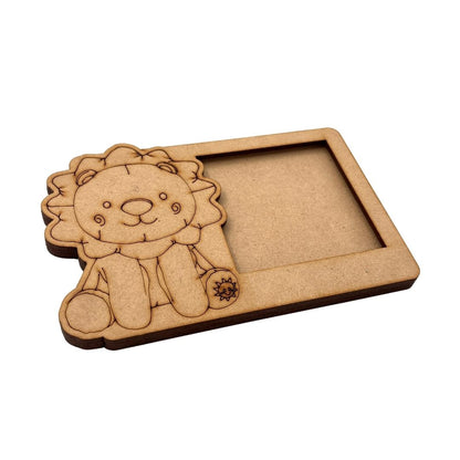 Lion Three Layered Photo Frame MDF Design 1
