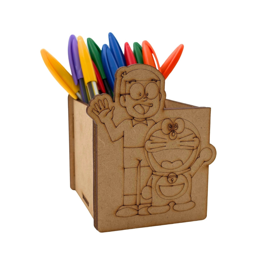 Doraemon Pen Stand MDF Design 1