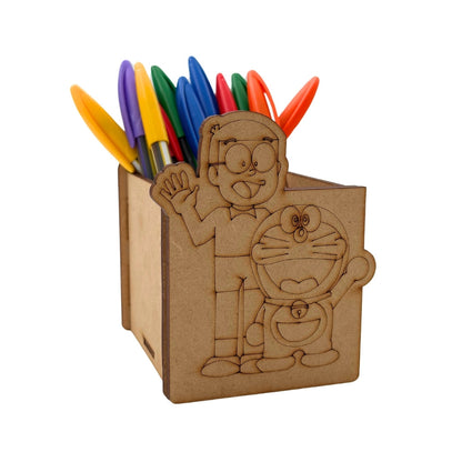 Doraemon Pen Stand MDF Design 1