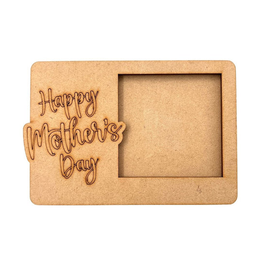 Happy Mother's Day Three Layered Photo Frame MDF Design 1