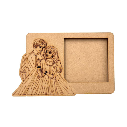 Couple Three Layered Photo Frame MDF Design 5