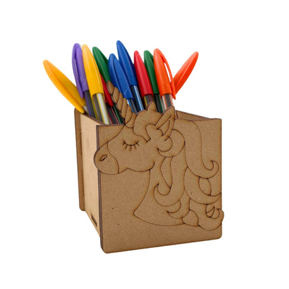 Unicorn Pen Stand MDF Design 2