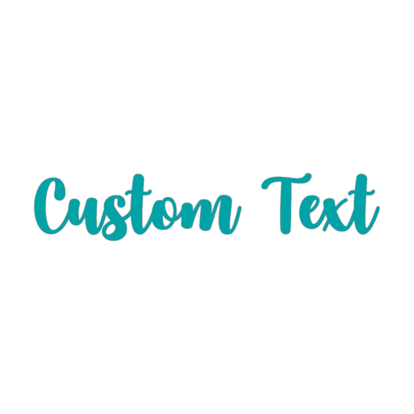 Acrylic Custom Text Name Cutout