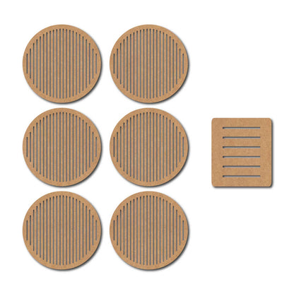 Round Coaster MDF Design 13