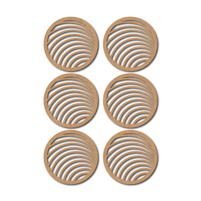 Round Coaster MDF Design 19