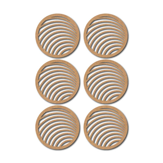 Round Coaster MDF Design 19