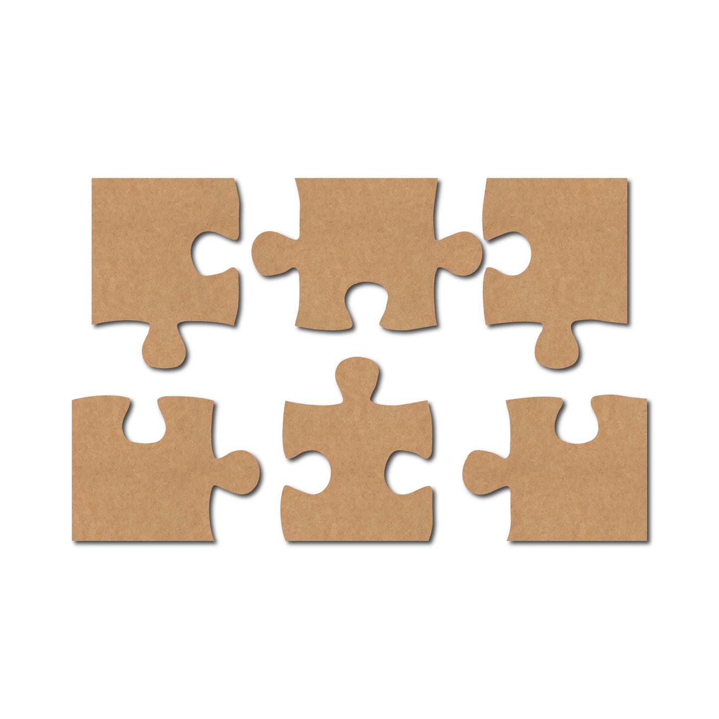 Puzzle Set Cutout MDF Design 1