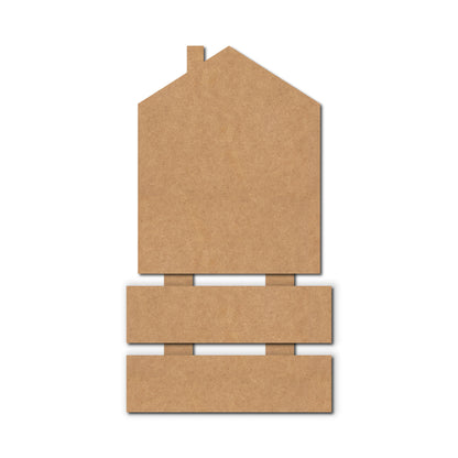 Hut Nameplate MDF Design 