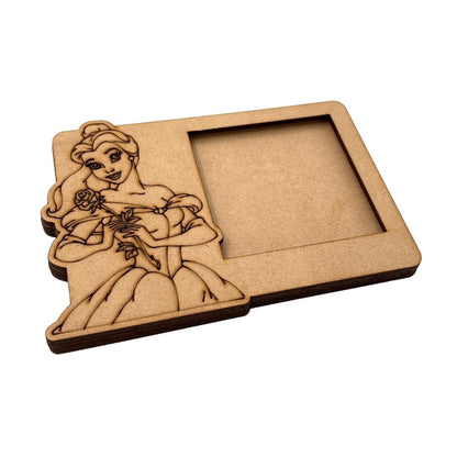 Disney Princess Bella Three Layered Photo Frame MDF Design 1