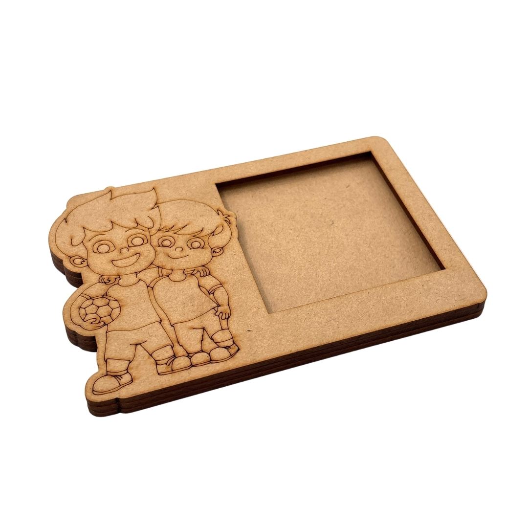 Boys Three Layered Photo Frame MDF Design 1