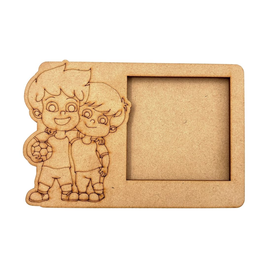 Boys Three Layered Photo Frame MDF Design 1