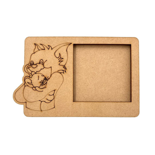 Tom & Jerry Three Layered Photo Frame MDF Design 1