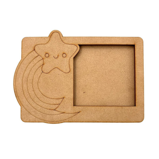 Rainbow Three Layered Photo Frame MDF Design 1