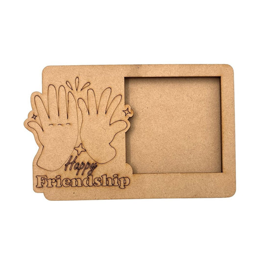 Friendship Day Three Layered Photo Frame MDF Design 2