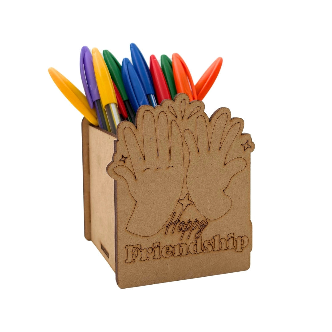 Friendship Day Pen Stand MDF Design 1