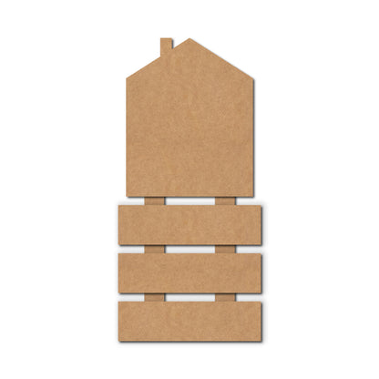 Hut Nameplate MDF Design 