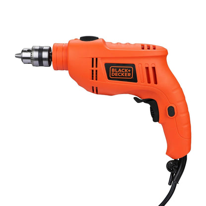 BLACK+DECKER TB555-B1 550W 10mm Variable Speed Reversible Hammer Drill By Stanley