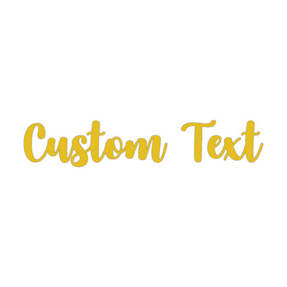 Acrylic Custom Text Name Cutout
