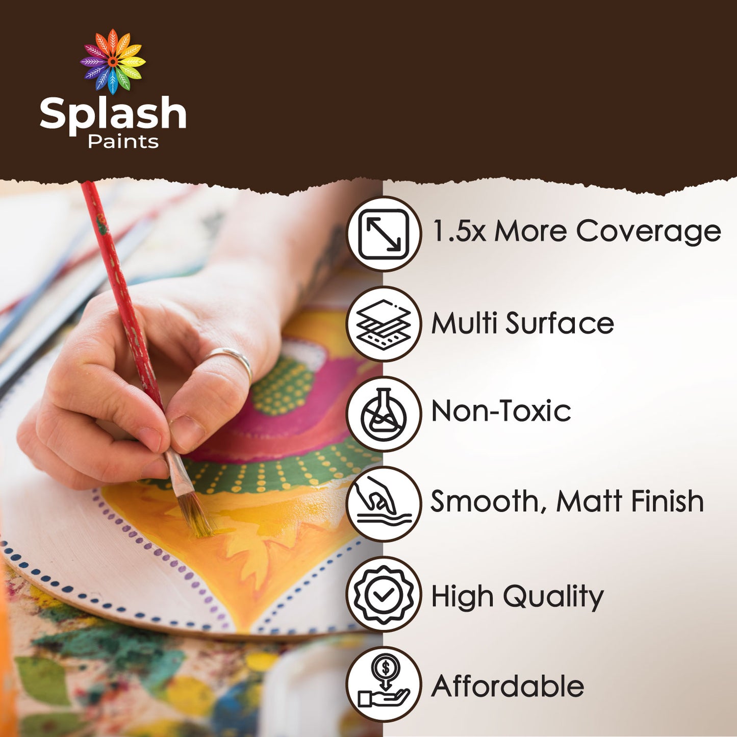 Splash Paints Chalk Paint Faded Peach 50