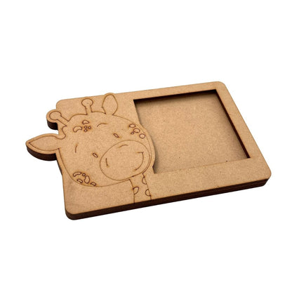 Giraffe Three Layered Photo Frame MDF Design 1