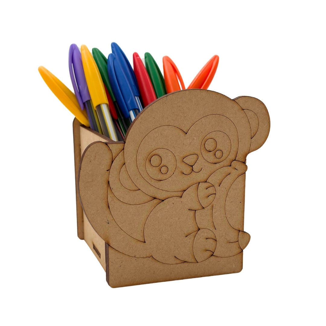 Monkey Pen Stand MDF Design 1