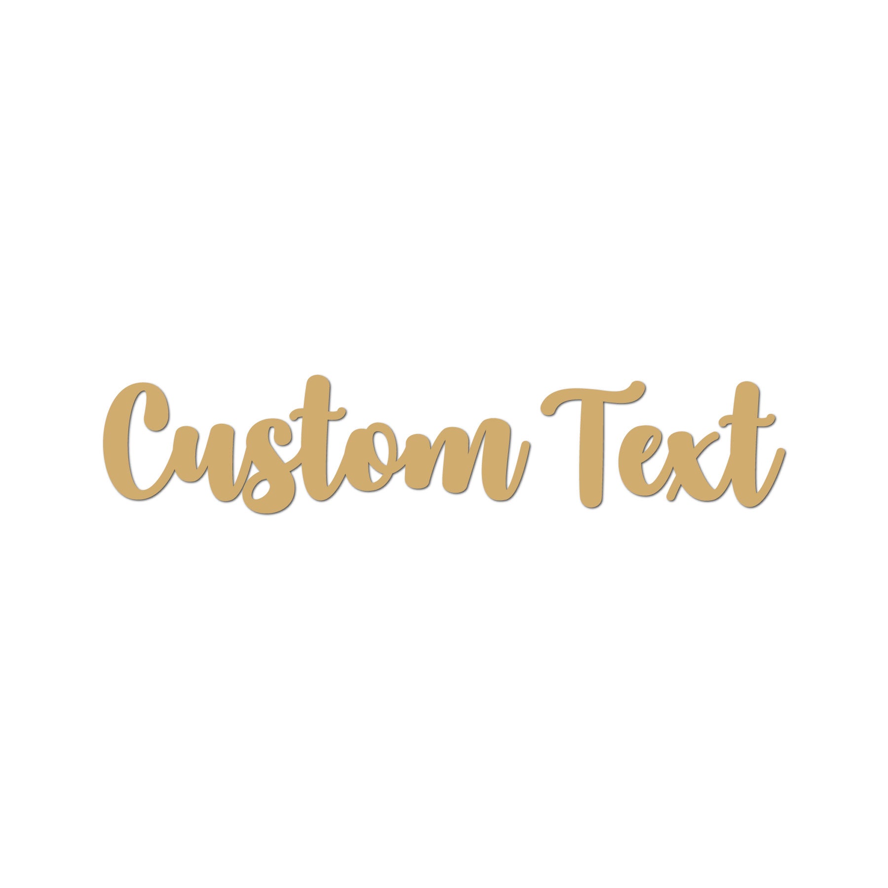 Acrylic Custom Text Name Cutout