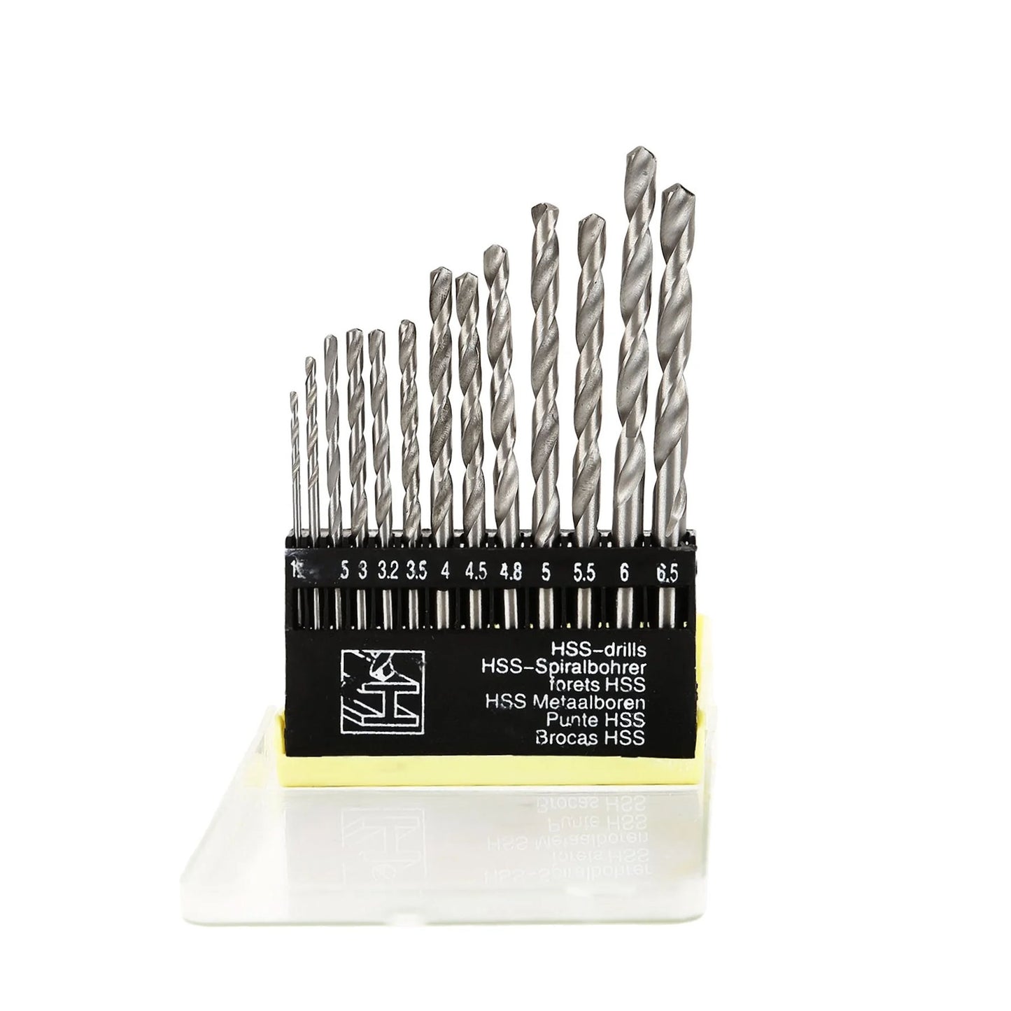 Drill Bit Set of 13 Pieces for Wood, Plastic And Metal